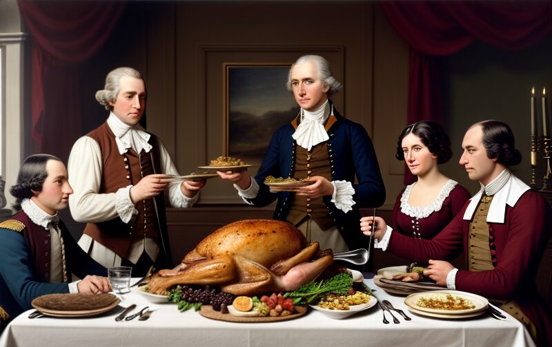 Journey to the American Founding, Nov 23 1773, Thanksgiving Meal